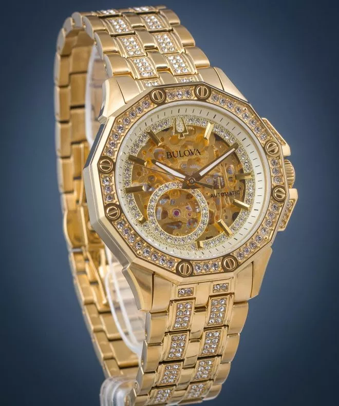 Годинник Чоловічий Bulova Octava Skeleton Automatic 98A292