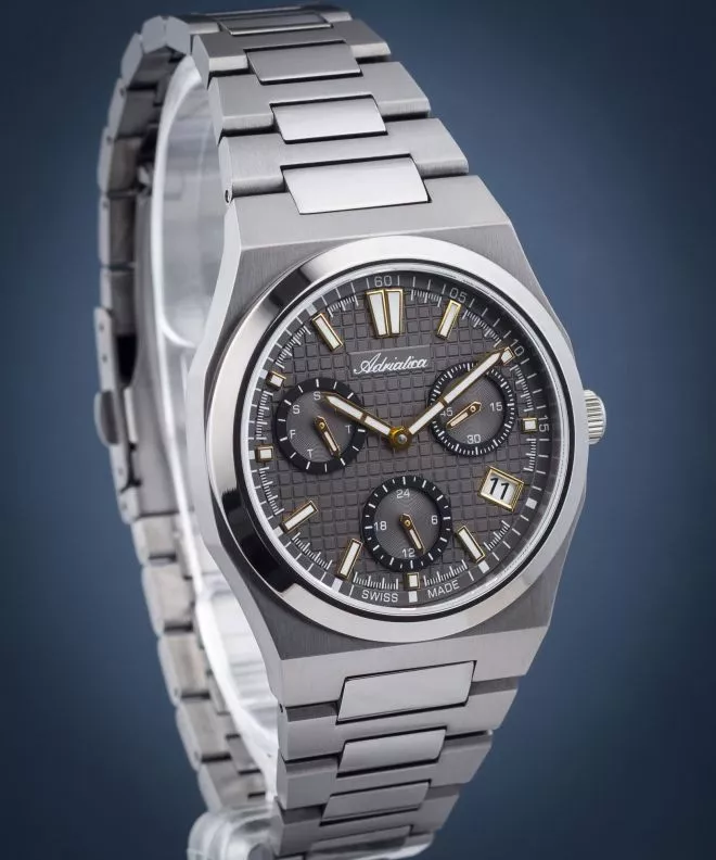 Годинник Чоловічий Adriatica Multifunction A8326.S1G6QF