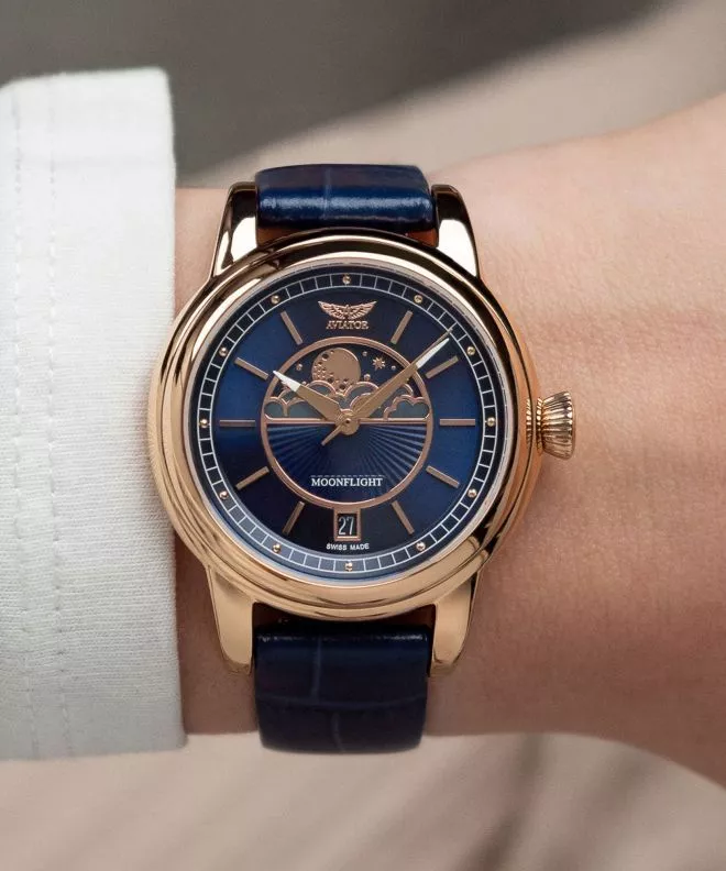 Годинник Жіночий Aviator Moonflight V.1.33.2.256.4