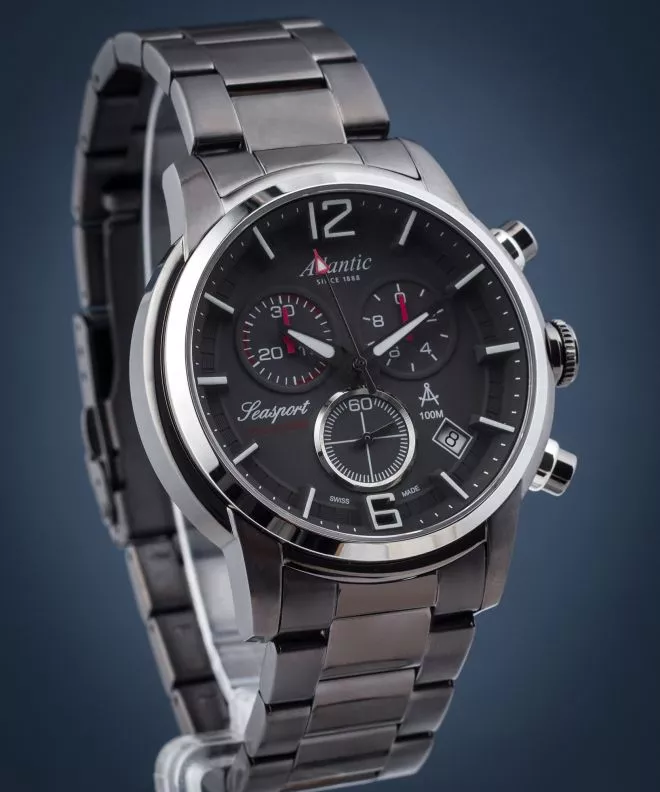 Годинник Чоловічий Atlantic Seasport Chronograph 87466.46.45