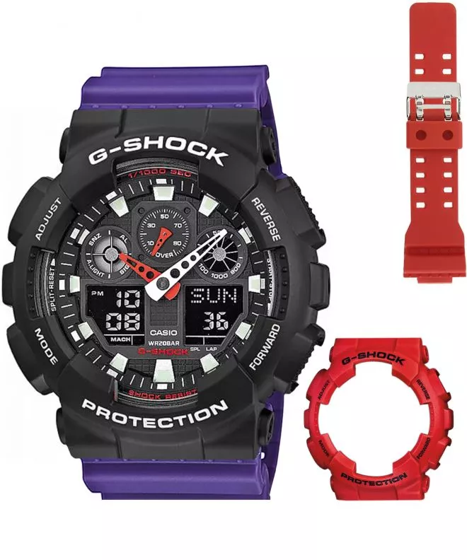 Годинник Чоловічий G-SHOCK GA-100 Original Set GA-100B-Set111