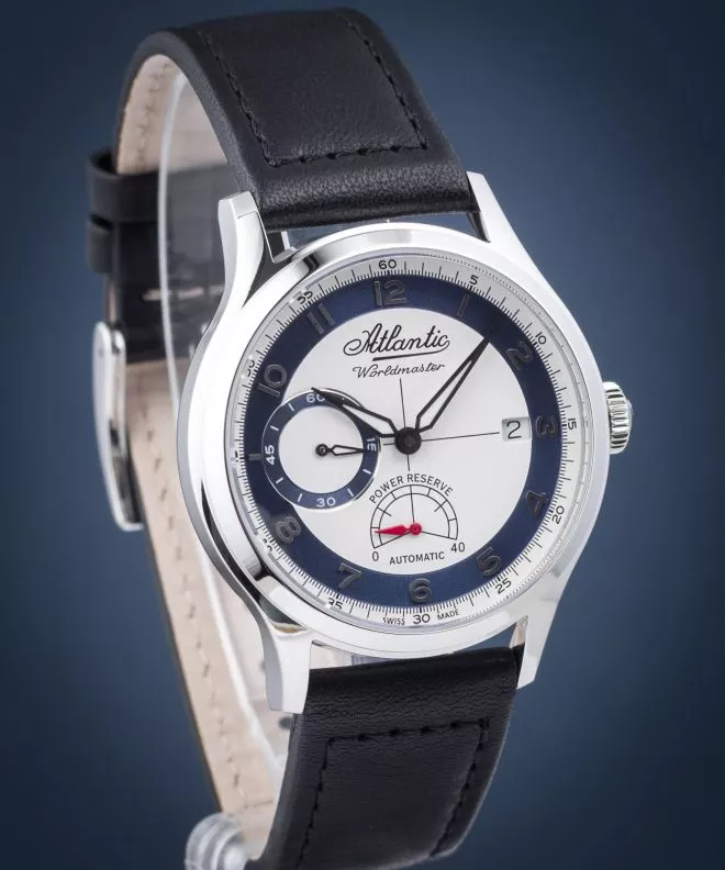Годинник Чоловічий Atlantic Worldmaster Original Power Reserve Automatic 53782.41.13