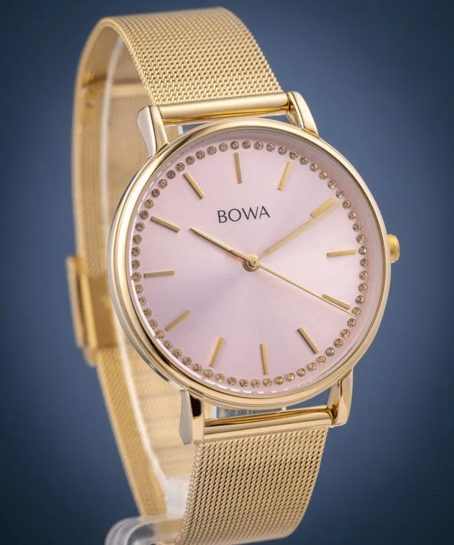 Годинник Жіночий BOWA Rio Rose-Gold Gold Mesh 38 RI384-74-184M