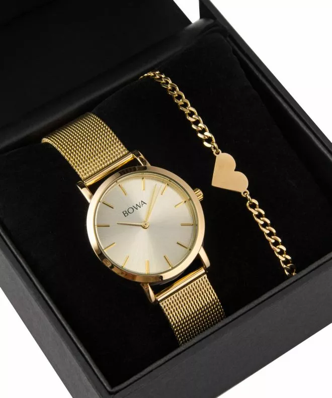 BOWA Tokyo Full Gold Mesh 33 Gift Set (годинник + браслет) TO334-44-164M-419-02