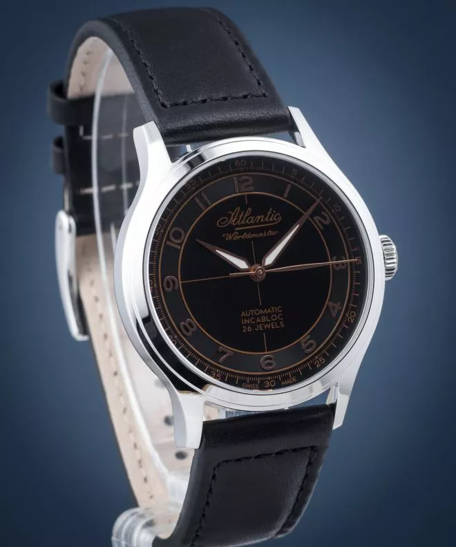 Годинник Чоловічий Atlantic Worldmaster Incabloc 53780.41.43R
