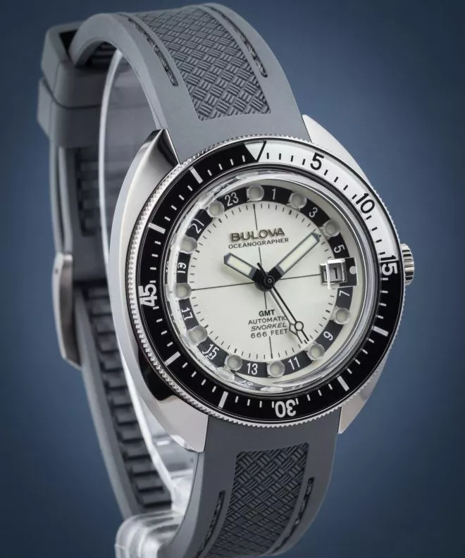 Годинник Чоловічий Bulova Oceanographer GMT Automatic 98B407