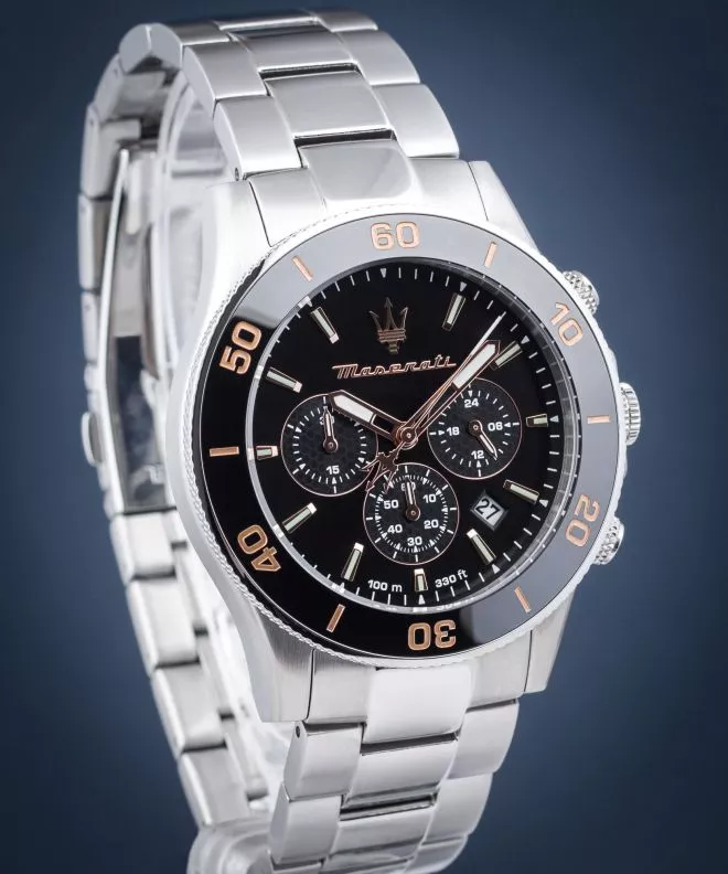 Годинник Чоловічий Maserati Competizione Diver Chronograph Gift SET R8873600001