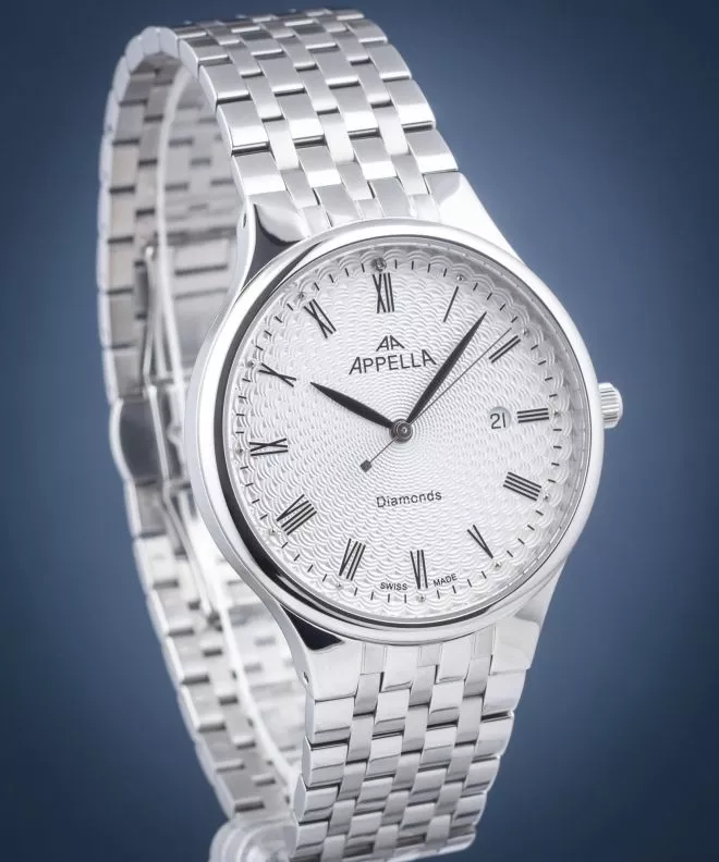 Годинник Чоловічий Appella Diamonds L12002.5133DQ