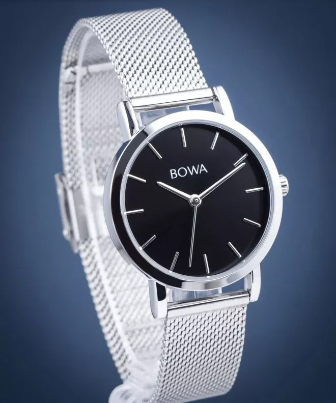 Годинник Жіночий BOWA Tokyo Black-Silver Mesh 33 TO335-15-165M