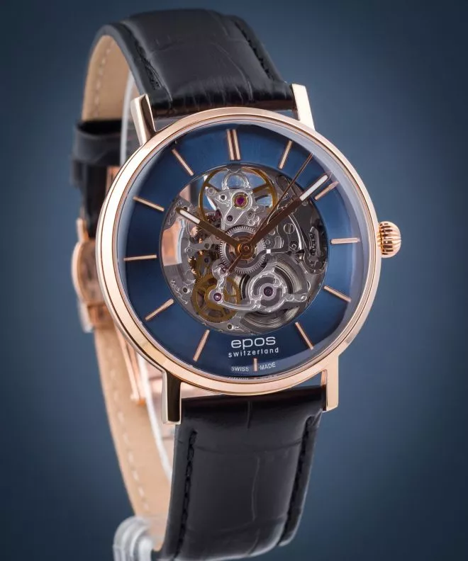 Годинник Чоловічий Epos Originale Skeleton Automatic 3437.135.24.16.25