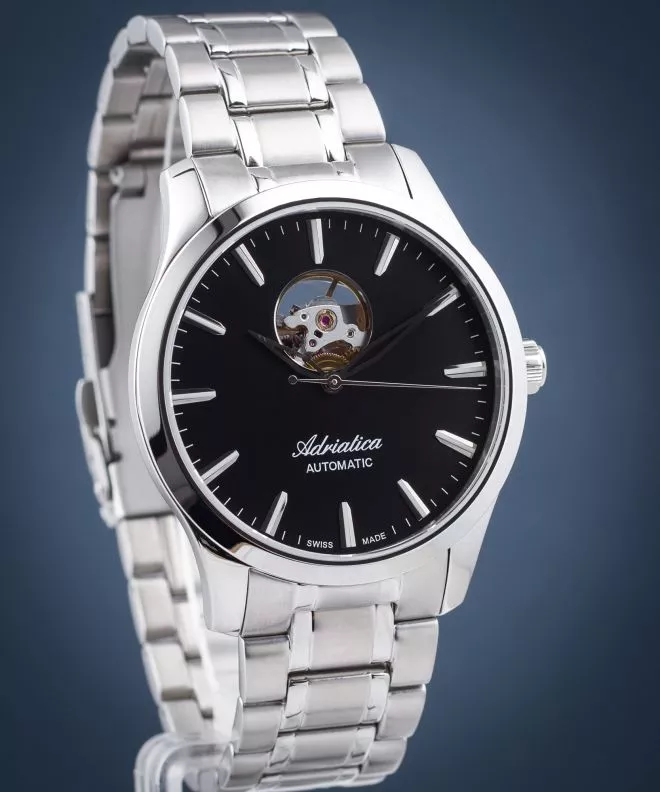 Годинник Чоловічий Adriatica Open Heart Automatic A8277.5114AO
