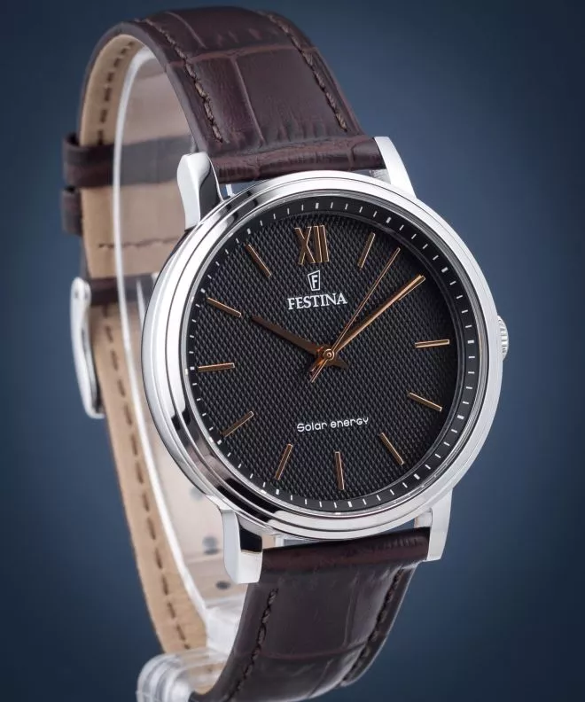 Годинник Чоловічий Festina Solar Energy Black Petite F20660/6