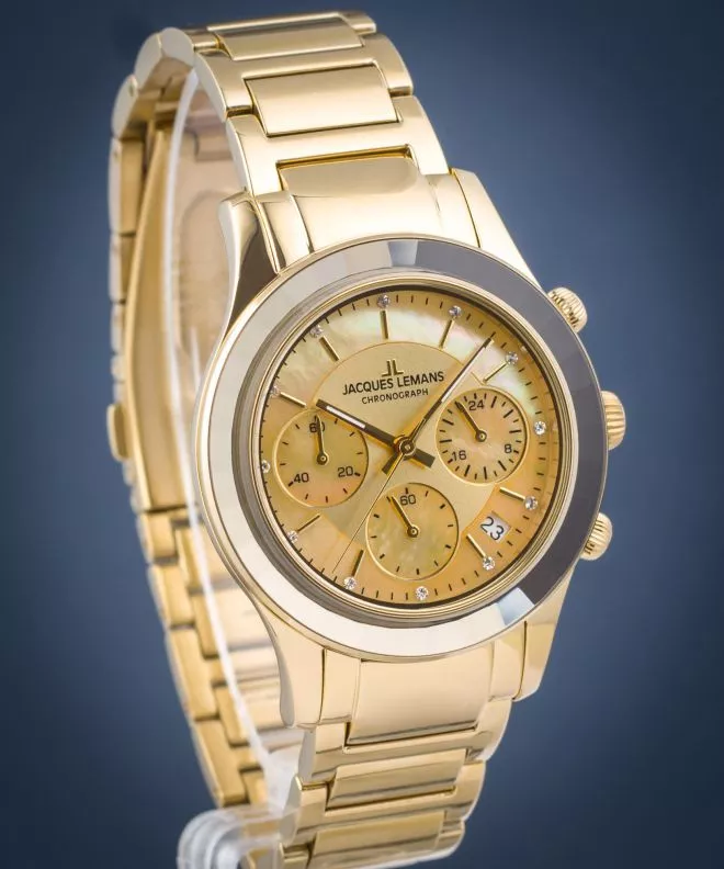 Годинник Жіночий Jacques Lemans Venice Chronograph 1-2151H