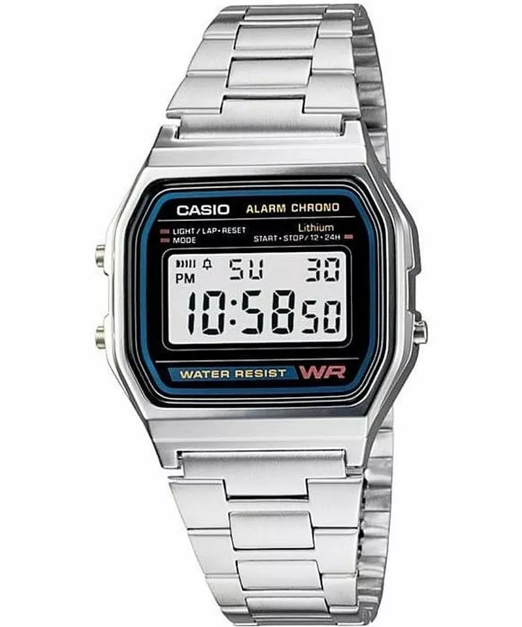 Годинник Чоловічий Casio Vintage Silver A158WEA-1EF (A158WA-1DF)