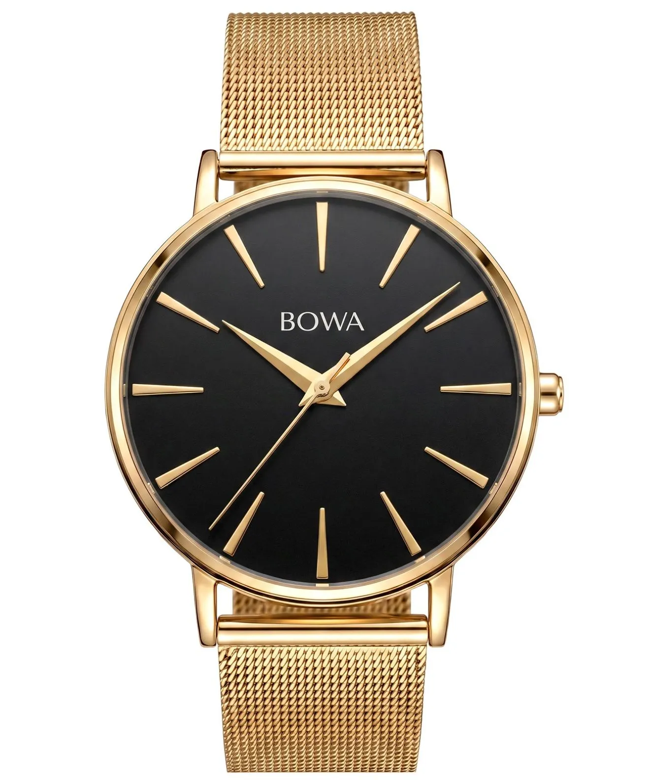 Годинник Жіночий BOWA Praha Black-Gold Mesh 38 PH384-84-184M