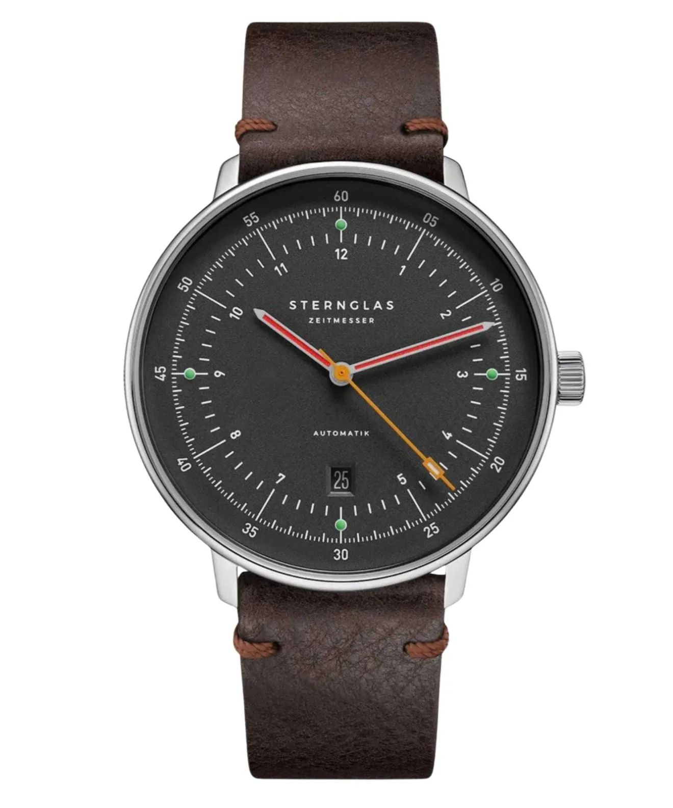 Годинник Чоловічий Sternglas Hamburg Neugraphit Automatic S02-HH39-VI11