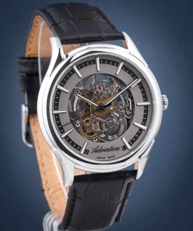 Годинник Чоловічий Adriatica Automatic Skeleton SET A8328.5217SA