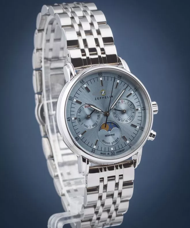 Годинник Жіночий Zeppelin LZ14 Marine Moonphase Lady 8637M-3