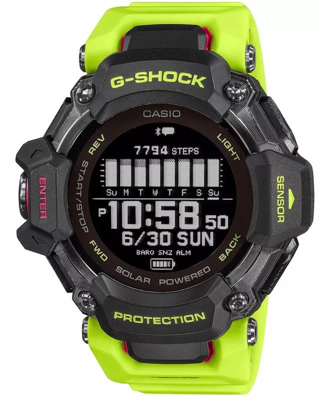 Годинник Чоловічий Casio G-Shock G-Squad Bluetooth Step Tracker GBD-H2000-1A9ER