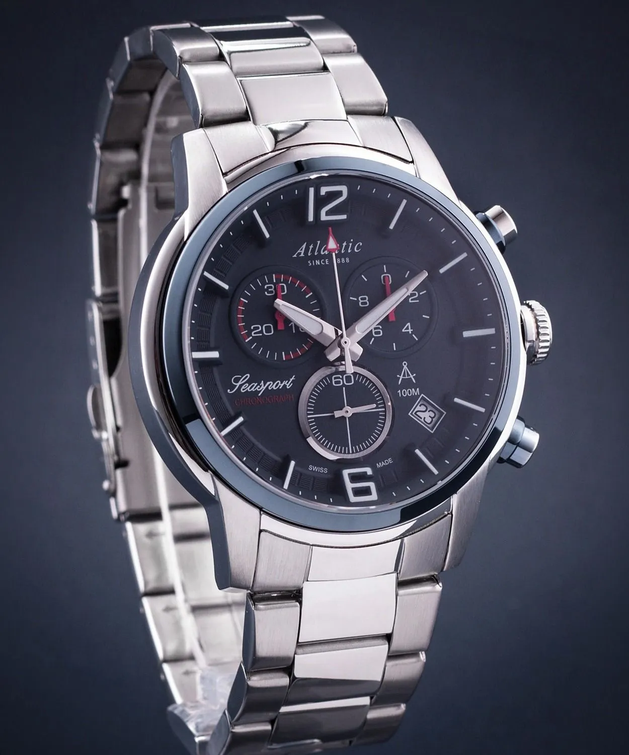 Годинник Чоловічий Atlantic Seasport Chronograph 87466.47.55