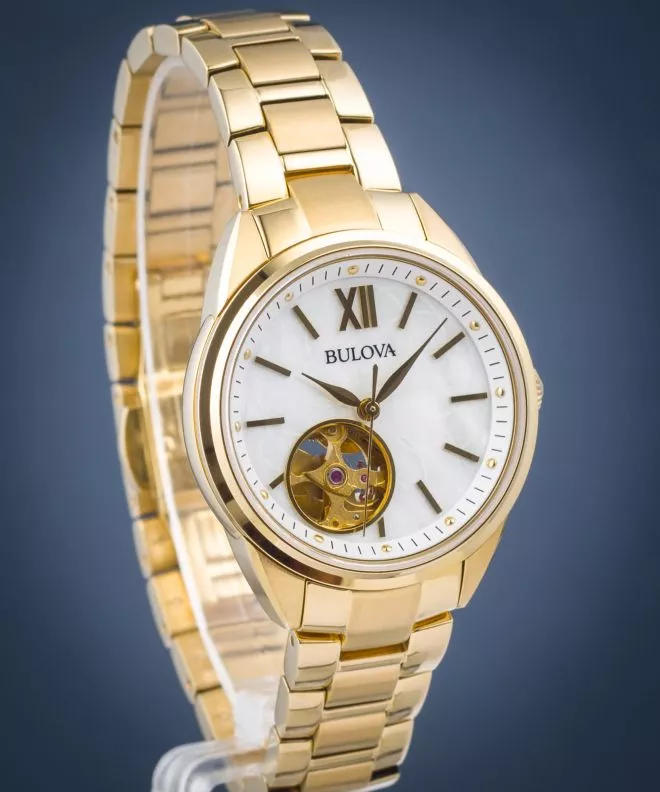 Годинник Жіночий Bulova Classic Sutton Ladies Open Heart Automatic 97L172