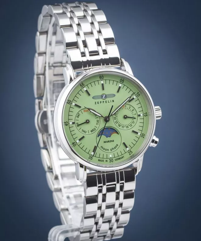 Годинник Жіночий Zeppelin LZ 14 Marine Moonphase 8637M-4