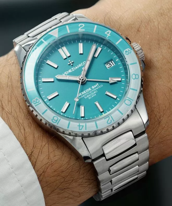 Годинник Чоловічий Venezianico Nereide GMT Cielo 3521505C