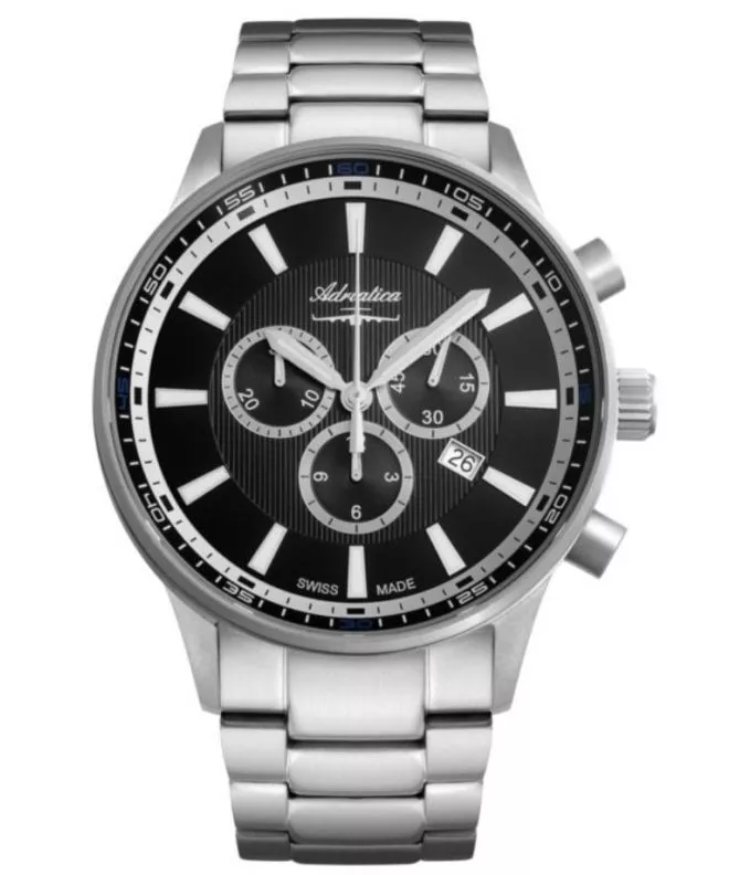 Годинник Чоловічий Adriatica Titanium Chronograph A8281.4116CH