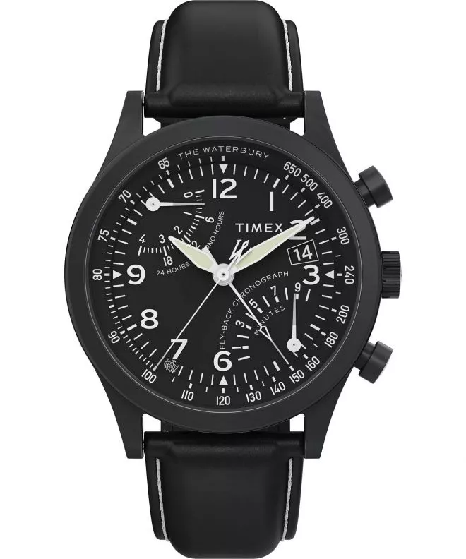 Годинник Чоловічий Timex Waterbury Traditional Fly Back Chronograph TW2W48000