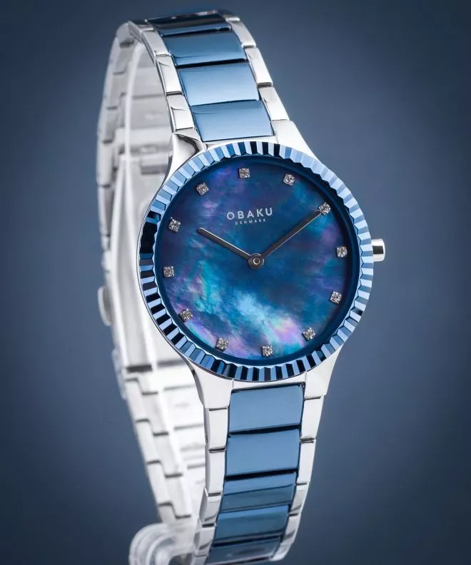 Годинник Жіночий Obaku Linje Lille Powder Ultra Slim V292LXHLSK