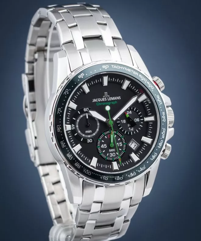 Годинник Чоловічий Jacques Lemans Liverpool Chronograph 1-2099F