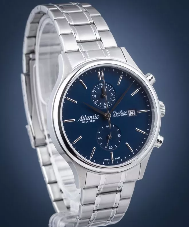 Годинник Чоловічий Atlantic Seabase Chronograph 64457.41.51