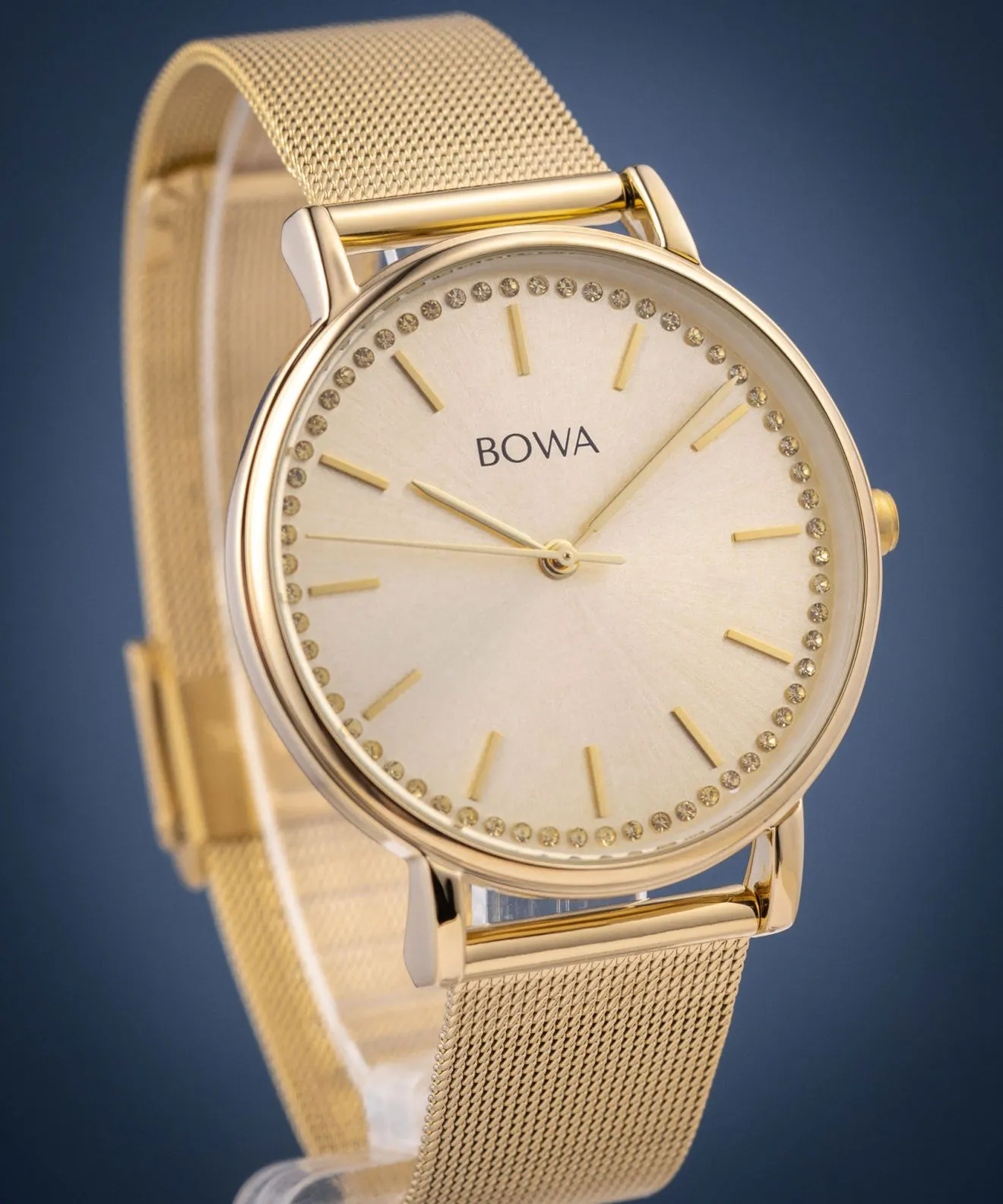 Годинник Жіночий BOWA Rio Full Gold Mesh 38 RI384-44-184M