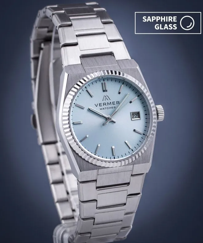 Годинник Жіночий VERMER Caspian Lady Blue Silver Steel CS345-95-235