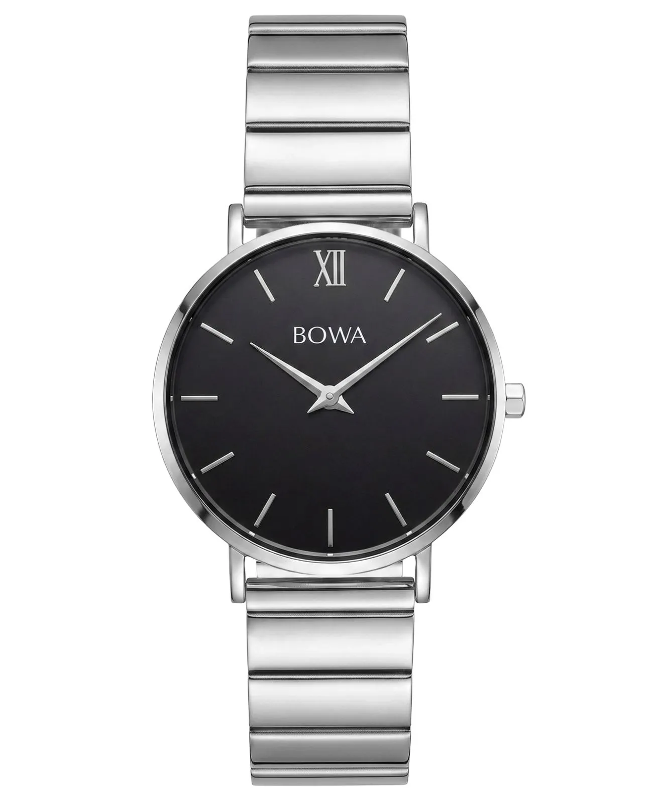 Годинник Жіночий BOWA London Black-Silver Steel 33 LO335-15-165S