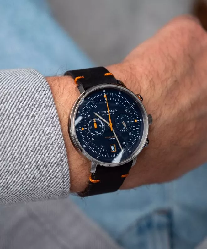 Годинник Чоловічий Sternglas Hamburg Ed Küstemm Chronograph S01-HC06-EB05