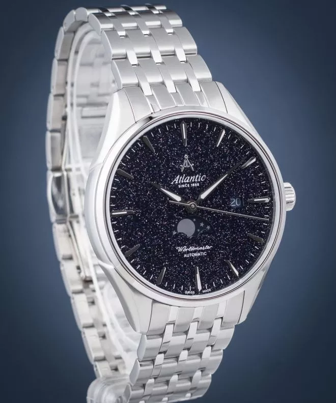 Годинник Чоловічий Atlantic Worldmaster Nightsky Moonphase Automatic 52788.41.91