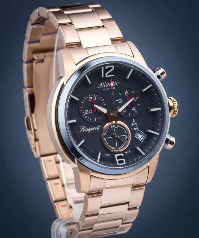 Годинник Чоловічий Atlantic Seasport Chronograph 87466.44.55