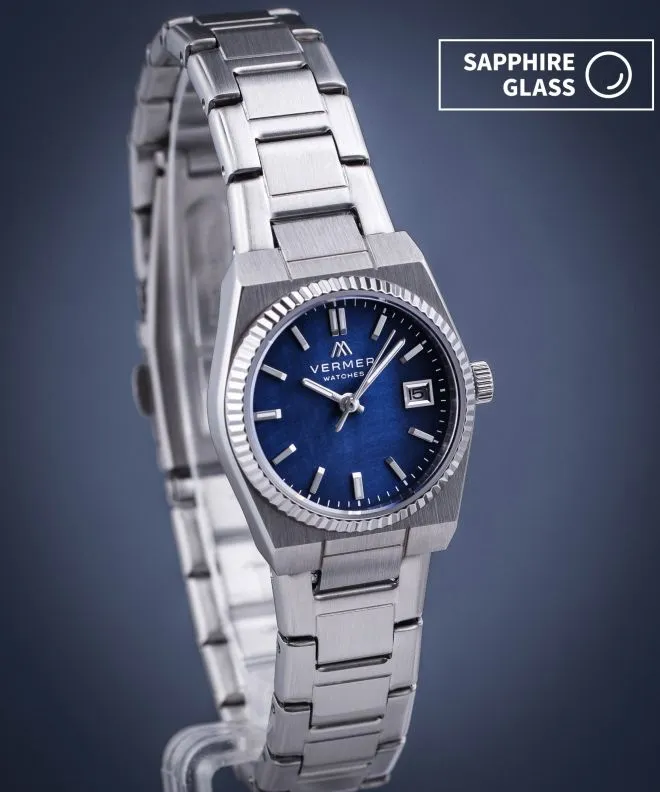 Годинник Жіночий VERMER Caspian Mini Navy Silver Steel CS255-35M-165