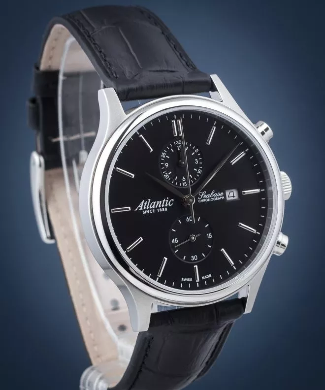 Годинник Чоловічий Atlantic Seabase Chronograph 64452.41.61