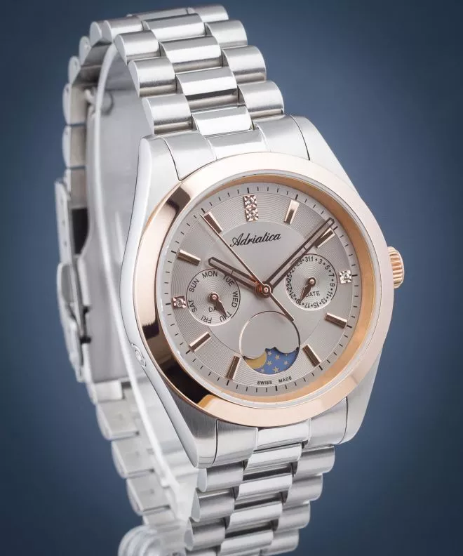 Годинник Жіночий Adriatica Moonphase A3802.R117QF
