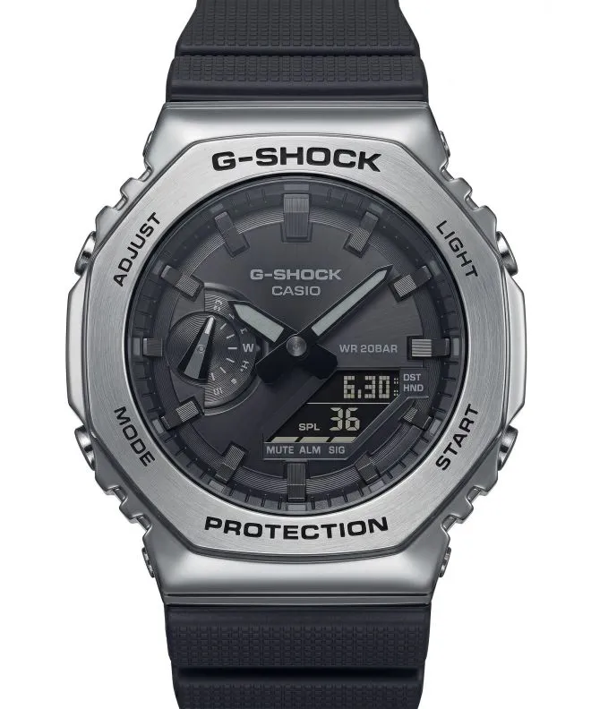 Годинник Чоловічий Casio G-Shock Octagon Original Metal Covered GM-2100BB-1AER