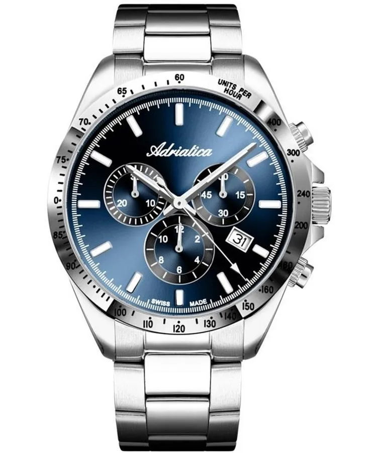 Годинник Чоловічий Adriatica Classic Chronograph A1053.5115CHT