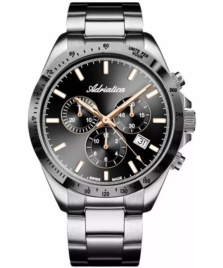Годинник Чоловічий Adriatica Classic Chronograph A1053.S1R6CH