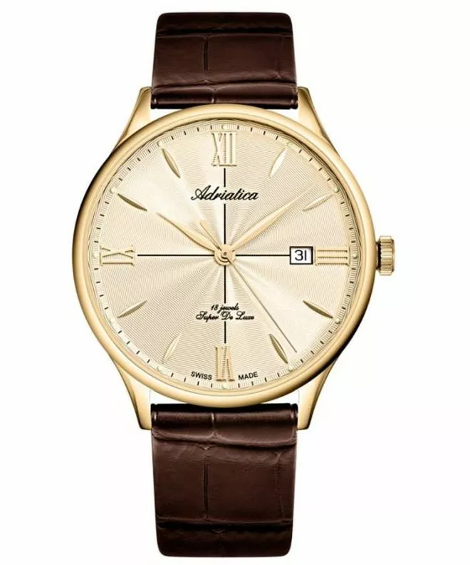 Годинник Чоловічий Adriatica Super de Luxe Mechanical A1230.1261MXLC