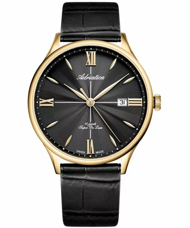 Годинник Чоловічий Adriatica Super de Luxe Mechanical A1230.1266MXLC