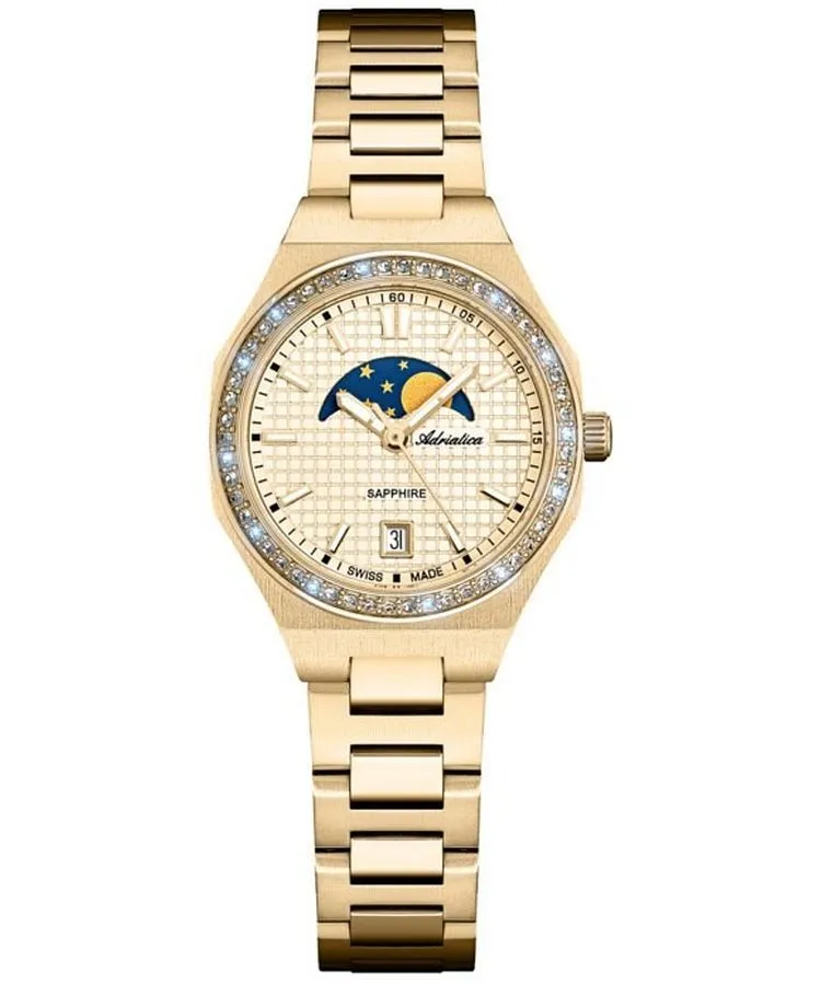 Годинник Жіночий Adriatica Moonphase A3326.1111SQZ