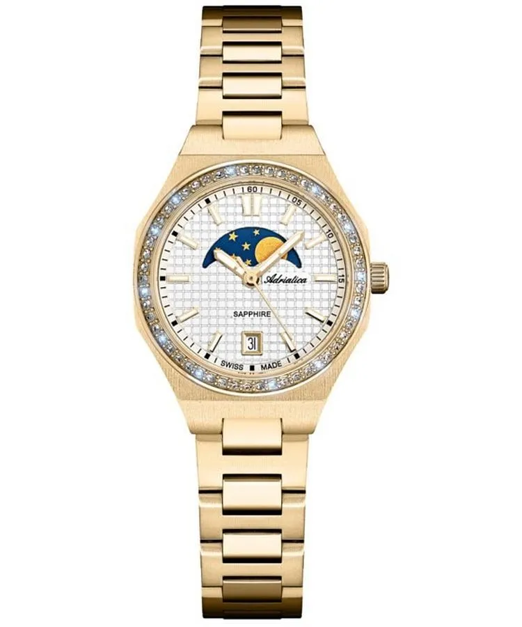 Годинник Жіночий Adriatica Moonphase A3326.1113SQZ
