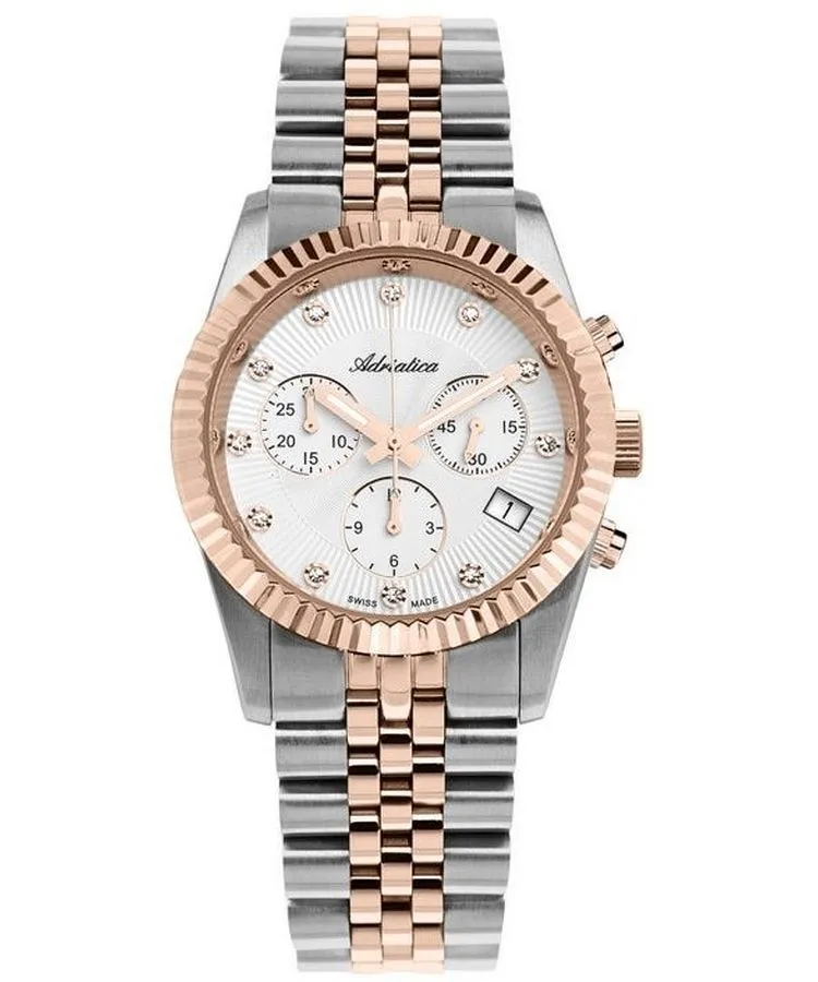 Годинник Жіночий Adriatica Classic Chronograph A3809.R143CH