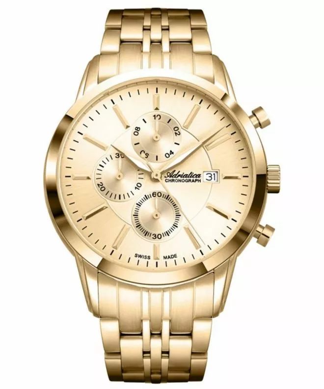 Годинник Чоловічий Adriatica Sapphire Chronograph A8306.1111CH